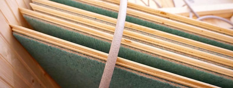 Green Felt floorboards Delivered